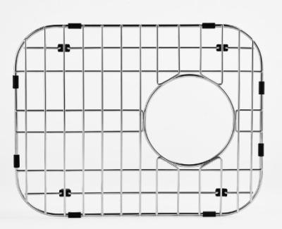 China Rectangular Stainless Steel Bottom Wire Sink Grid Chrome Kitchen Organizer Protector for sale