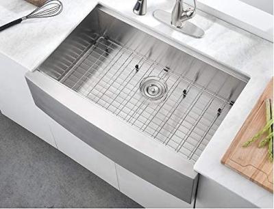 China handgemachte Ledge Kitchen Workstation Sink Rectangular Schüssel-Form 33x22“ zu verkaufen