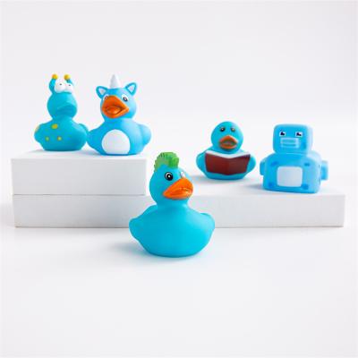 China Toy New Arrival Baby Bath Toy Yellow Rubber Floating Ducks Cognitive Floating Plastic Toy for sale