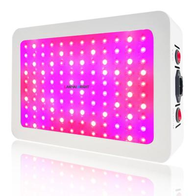 China Seed Starting Growing Lamp 600W 1000W 1200W Sun Veg Flower IR Dual Switch Rose UV Chips Panel Full Spectrum Led Grow Light For Indoor Plant for sale