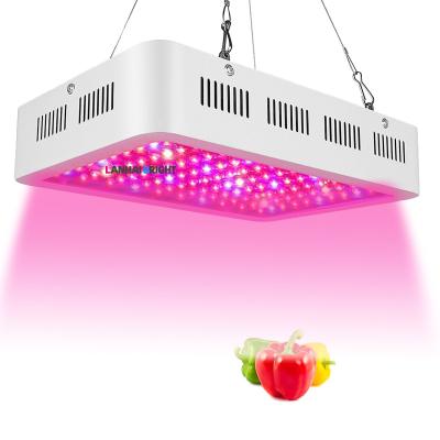 China Seed starting plant hydroponic lamp full spectrum 600W 1000W 1200W 1500W 2000W duol chip veg flower double led switch greenhouse grow light for sale