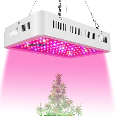 China Seed Growing Garden Plants Flower Veg Flower Aluminum Fan 600W 1000W 1200W Sun Lamp IP44 White Waterproof Double Chip Led Panel Grow Light for sale