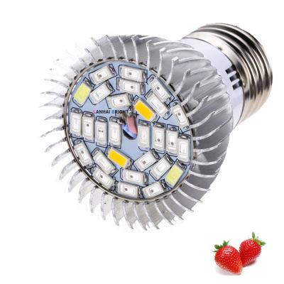 China E26 E27 PAR38 28W Red Blue Circular Starting Plant Bulb 28Leds IR Full Spectrum Seed Grow Led Bulbs for sale