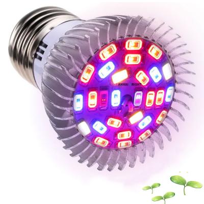 China Seed Seed Planting E26 E27 Fruit Blossom Par30 Led Growing Bulb Red Blue For Plants Greenhouse Indoor Plant Lights for sale