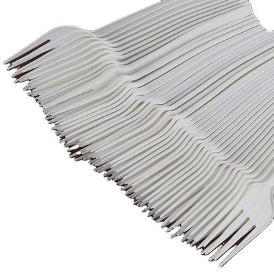 China Disposable Environmental Friendly Disposable Food Fork Set Degradable Pla Fork for sale