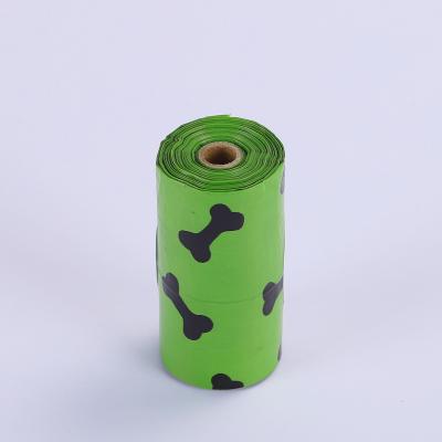 China Stocked Wholesale Biodegradable Poop Waste Bag Roll Pet Waste Poop Bags for sale