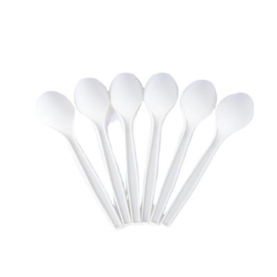 China Customized Wholesale Biodegradable Catering Soup Spoon Disposable Long Spoon for sale