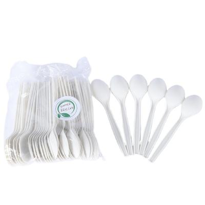 China Disposable Custom Restaurant Take Away Eco - Friendly Disposable Biodegradable Spoon And Fork for sale