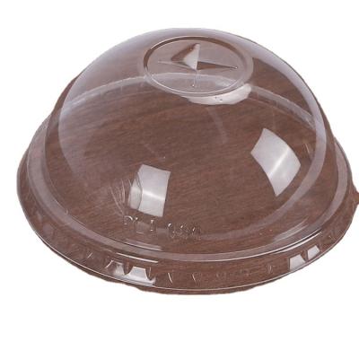 China Viable hot sale biodegradable disposable tableware dome cover is used for tableware round cup quality for sale