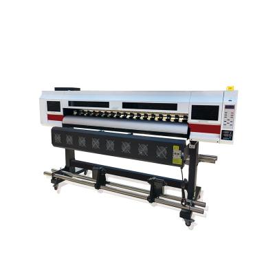 China Garment Shops 1.8m High Quality Digital Color Inkjet Printing UV Roll To Roll Machine Press Printing Digital Printer For Advertising for sale