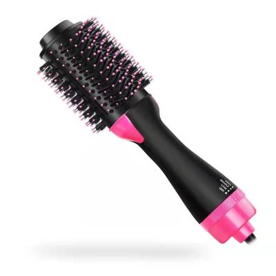 China Hot Selling Hair Styling Step Hair Dryer Styling Comb Home Plastic Ionic Hot Airbrush Electric Salon Use Hair Comb For Women for sale