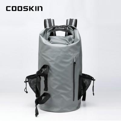 China Waterproof Colorful Soft Back Travel Hiking Military Foldable Waterproof Dry Bag Backpack for sale