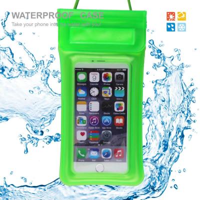 China Christmas Shockproof Gift High Quality OEM Customized PVC Waterproof Floating Phone Case For Samsung galaxy / lenovo vib for sale