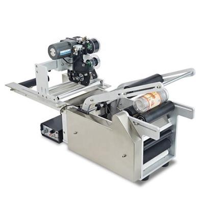 China semi automatic food adhesive label and sticker printing machine with cheap price for sale