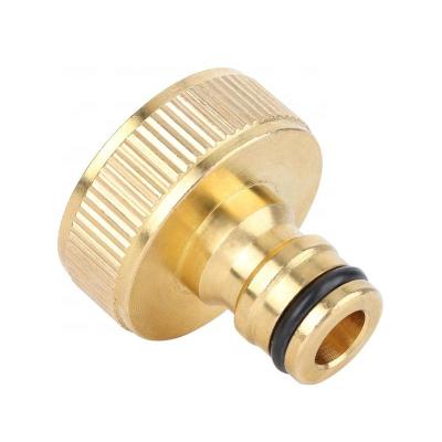 China Garden Garden Faucet Hose Connector Quick Coupler Brass Watering Adapter with 1