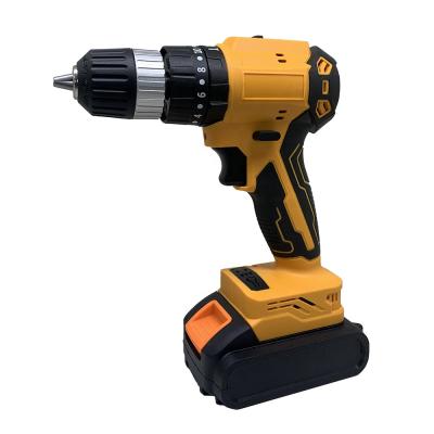 China OEM Portable Cordless Drill 21V Brushless Impact Cordless Drill With Two 10mm Lithium Battery for sale