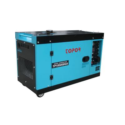 China TP10000DGS 7000 watt generator 7kw silent diesel soundproof diesel generator for home with prices TP10000DGS for sale