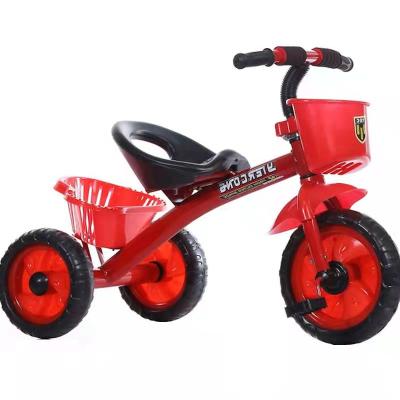 China Ride On Toy Boys And Girls Tricycle Baby Toys Bike Ride On Car Children 3 Wheels Tricycle Small Piece Stronger Basket for sale