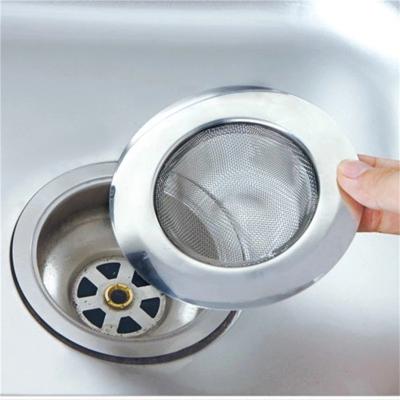 China Modern Stainless Steel Bathtub Hair Catcher Stopper Shower Drain Hole Filter Kitchen Metal Sink Strainer Floor Drain for sale