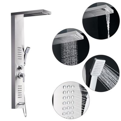 China Without Sliding Bar IDO-FIX Quality Stainless Steel Quality Shower Panel Bath Mixer Tap And Shower Faucets Bathtub Reliable for sale