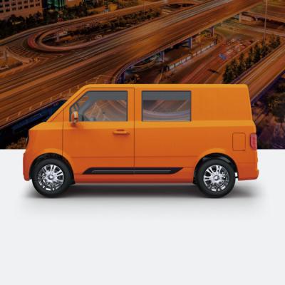 China New Style Chengshi 01 Double-row Cloth Large Space 4 Wheel Electric Car Van From China Good Traffic Capacity Passenger for sale