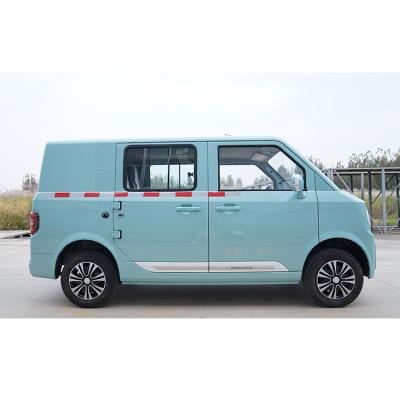 China Electric Cargo Delivery Cars 110km Front Disc+rear Double Cloth Drum Automatic Closed Row Logistic Van Truck With Good Price for sale