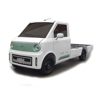 China High Quality Indoor Multifunctional Mini Flat Bed Electric Tow Cloth Front Disc +rear Dsic Dark Color Enforcement Truck for sale