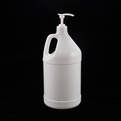 China Household Products 4000ml Clear Transparent Plastic 1 Gallon Bottle Pump Dispenser For Hand Sanitizer for sale