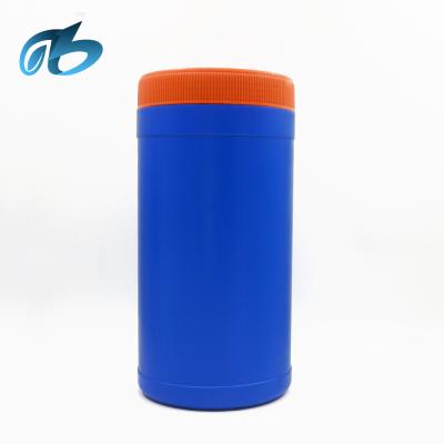 China Beverage Health Food Container / Safety HDPE Powder Bottles, Dietary Supplement 2 Liter Plastic Bottle Nutritional Round Bottle for sale