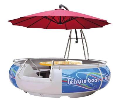 China LLDPE Gcamolech Electric Florescent Light Yacht Barbecue Motor Boat Dining Rowing Boats for Sale Camoro BBQ Leisure 12 People 456KGS for sale