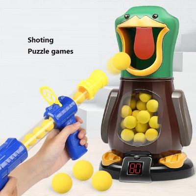 China Digital display scoring Camoro shooting duck Parent-child multiplayer interactive shooting toy gun does not hurt kids toys radio control toys for sale