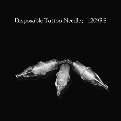 China Disposable tattoo needle,   OEM/ODM available,  Round Shader 1209RS,  9RS tattoo needle cartridges for sale