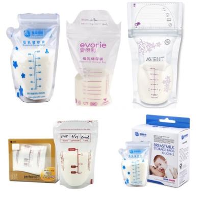 China Breastmilk Storage Bags, 5-12oz Breast Milk Storage bag,BPA and BPS-Free - Nontoxic Marker Included for sale