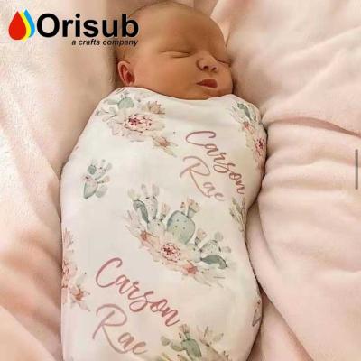 China PORTABLE super soft and comfortable sublimation infant blanket for newborn for sale