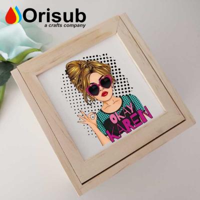 China blank for empty wooden sublimation jewelry box for storage for sale