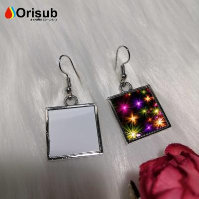 China Blank for Sublimation Square Sublimation Earring Blanks for Heat Transfer for sale