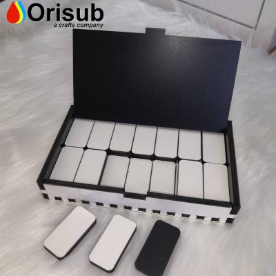 China blank for blank sublimation wooden dominoes printed with box for sale