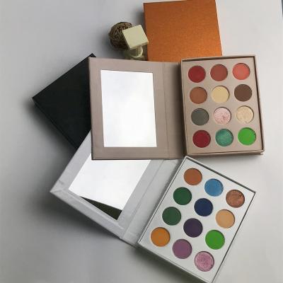 China Waterproof Empty Box Small Colorful Packaging Private Label Vegan Eyeshadow Palette for sale