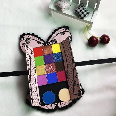 China Waterproof Custom Micro Branded Women Combination To Shape Empty Magnetic Eyeshadow Palette High Pigment Eyeshadow Private Label Packaging for sale