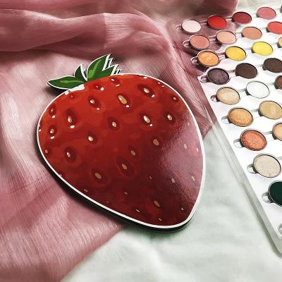 China Custom Shaped Eyeshadow Palette DIY 14-Color Private Label Waterproof Vegan Eyeshadow for sale