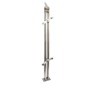 China New Product Stainless Steel Balcony Glass Column Glass Column Hot-selling Modern Staircase Fence Railing for sale