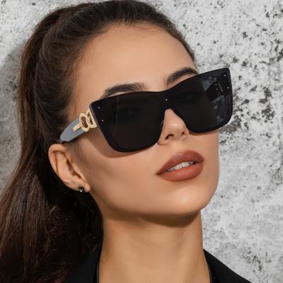 China High Quality Luxury Oversized Sunglasses 2022 Newest Fashion Sunglasses OUTLOOK Cat Eye Women Shades for sale