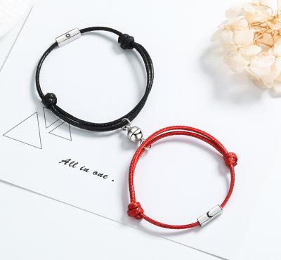 China Sun and Moon CLASSIC Adjustable Couples Magnetic Bracelet for sale