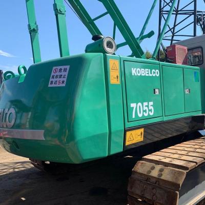 China TRUCK CRANE Japan used Kobelco 55ton crawler crane, 7055 Japan cralwer crane 55ton, new arrive to stock for sale