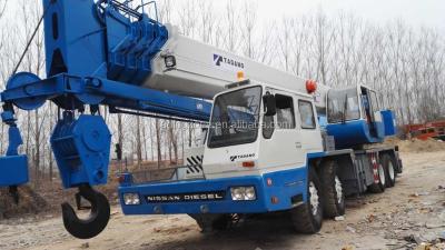 China Japan Nissan PE6 motor TRUCK CRANE Used tadano truck crane 55 ton GT550E for sale