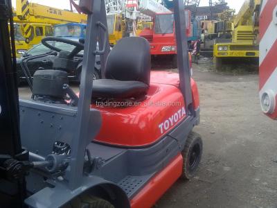 China Used 2.5 ton Toyota forklift for sale, Toyota 6FD25 forklift, original from Japan 2500kgs for sale