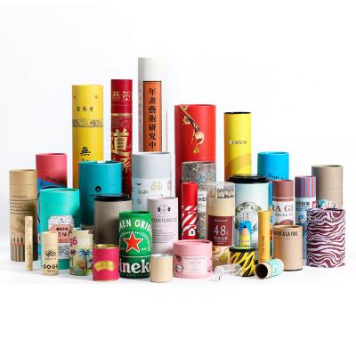 China Recycled Packaging Materials Jubilance Product Paper Cylinder Cardboard Tubes Food Grade Paper Tube Packaging for sale