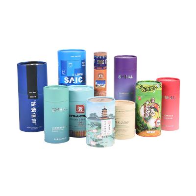 China Recycled Materials Jubilance Customized Luxury Round Tube Paper Packaging Cardboard Candle Box for sale