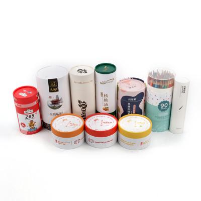 China Recycled Materials Jubilance Food Grade Cardboard Cylinder Container Round Gift Box Paper Tube Custom for sale