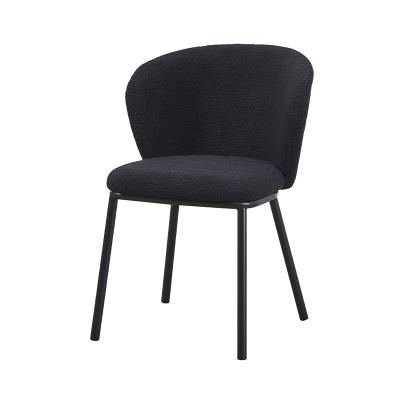 China Danforth Dining Room Metal Vietnam Dubai Black Upholstered Nordic Black Velvet Dining Chairs Modern Luxury Velvet for sale